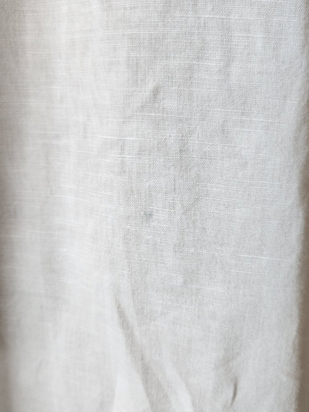 Cafe Luna Shirt Men's XL White Linen Blend Button Up Short Sleeve - Picture 15 of 16